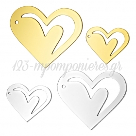 Plexiglass Καρδιά 4.5X5cm - ΚΩΔ:M4697-AD