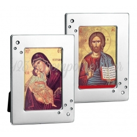 Κορνίζα με Εικόνα - Παναγία & Χριστός 7.5Χ10cm - ΚΩΔ:M5043-AD