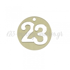 Πλέξι Ακρυλικό Μοτίφ Γούρι Στρογγυλό “23” 25mm - ΚΩΔ:7123.020.246-NG