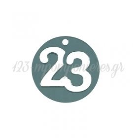 Πλέξι Ακρυλικό Μοτίφ Γούρι Στρογγυλό “23” 25mm - ΚΩΔ:7123.020.483-NG