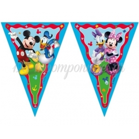 Τριγωνικά Σημαιάκια Mickey Rock The House 230cm - ΚΩΔ:93826-BB