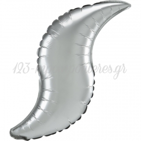 Μπαλόνι Foil Ασημί Platinum Curve 48cm - ΚΩΔ:4184799-BB