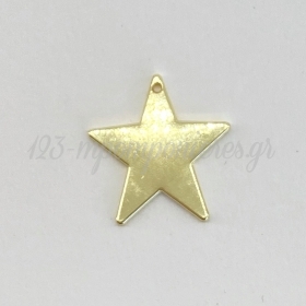 Μεταλλικό Χρυσό Κρεμαστό Αστέρι 3X2.9cm - ΚΩΔ:M130-RN