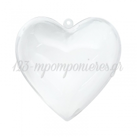 Καρδιά ανοιγόμενη ακρυλική 10cm - ΚΩΔ:71110019.001-NG