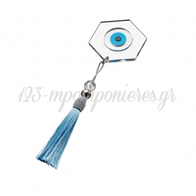 Γούρι με Γαλάζιο Plexi Glass Μάτι 20cm-ΚΩΔ:GM4242-G