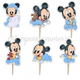 Οδοντογλυφίδες Baby Mickey 13cm - ΚΩΔ:P25917-97-BB