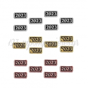Μεταλλική Χρονολογία 2023 1cm - ΚΩΔ:M6954-AD