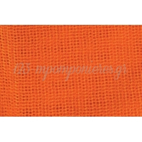 Γάζα πορτοκαλί με το μέτρο Gapa πολυεστερική γυαλιστερή χυτή με φάρδος 1,50m - ΚΩΔ:305080-ORANGE-NT