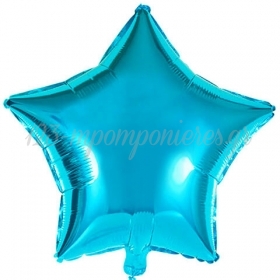 Μπαλόνι Foil - μπλέ αστέρι γυαλιστερό 40cm - ΚΩΔ:207FG005B-BB