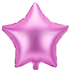 Μπαλόνι Foil - ρόζ αστέρι γυαλιστερό 40cm - ΚΩΔ:207FG005B-1-BB