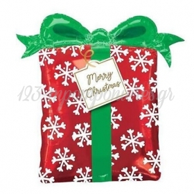 Μπαλόνι Foil Χριστουγεννιάτικο δώρο 49x69cm - ΚΩΔ:207JK110-BB