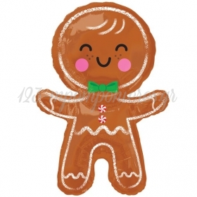 Μπαλόνι Foil - Gingerbread Man 53x80cm - ΚΩΔ:207JT100-BB