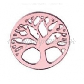 Plexiglass ροζ χρυσό δέντρο της ζωής 5cm - ΚΩΔ:M11348-AD