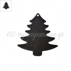 Ξύλινο Μοτίφ Μαυροπίνακας Δέντρο 90x84mm - Φυσικό Καφέ/Μαύρο - ΚΩΔ:76040644.102-NG