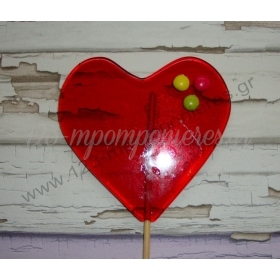 Γλειφιτζουρια Καρδιες Μεγαλες Κοκκινες 80-85Gr  -  ΚΩΔ: 8066-Ir