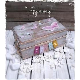 Κουτι Ευχων Με Πεταλουδες ΚΩΔ: Fly-Away-Bm