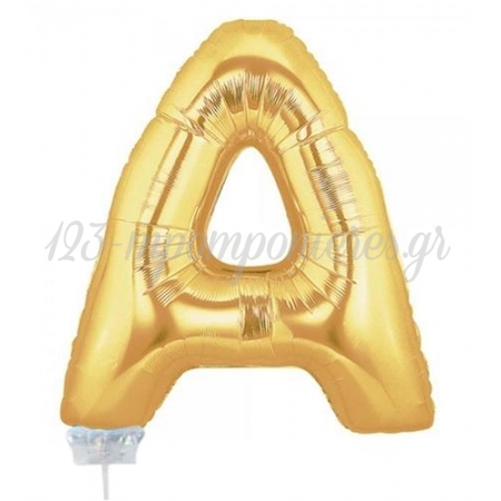 Μπαλονι Foil Χρυσο 40Cm Γραμμα A – ΚΩΔ.:526Lg1601-Bb
