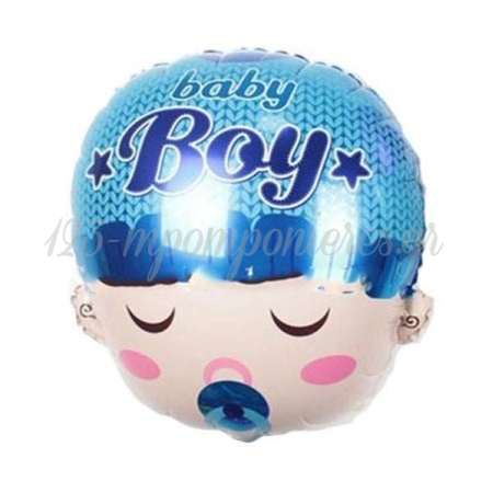 Μπαλονι Foil 48Cm Για Γεννηση Supershape «Baby Boy» Μωρο Με Πιπιλα – ΚΩΔ.:206286-Bb