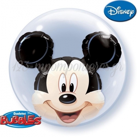 Μπαλονι Foil 61Cm Mickey Mouse Διπλο Bubble – ΚΩΔ.:27569-Bb