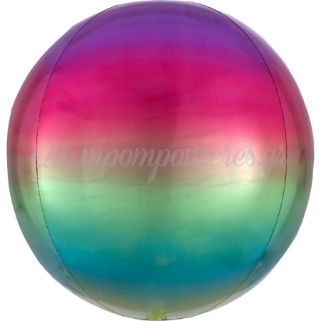 Μπαλονι Foil 16"(40Cm) Ορβζ Ombre Ουρανιο Τοξο – ΚΩΔ.:539850-Bb