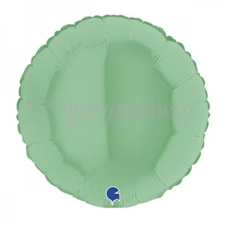 Μπαλονι Foil 18"(45Cm) Στρογγυλο Πρασινο Ματ – ΚΩΔ.:181M01Gr-Bb