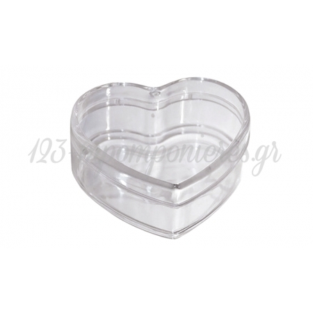 Κουτί Καρδιά Plexi Glass 8.5x4cm - ΚΩΔ:506223
