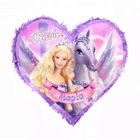 Πινιάτα Καρδιά Barbie 31X27cm - ΚΩΔ:553156H-BB