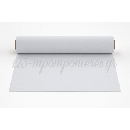Ρολό Ράνερ υφασμάτινο Premium λευκό 27cm x 2m - ΚΩΔ:902002-WHITE-NT