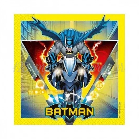 Χαρτοπετσέτες Batman Rogue Rage 33X33cm - ΚΩΔ:93355-BB