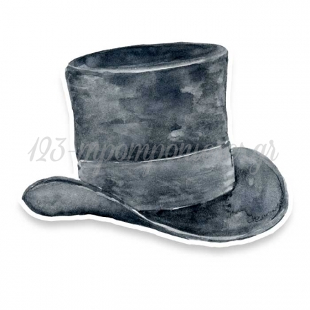 Διακοσμητική Ξύλινη Φιγούρα Καπέλο Little Man 10cm - ΚΩΔ:D19W10-35-BB