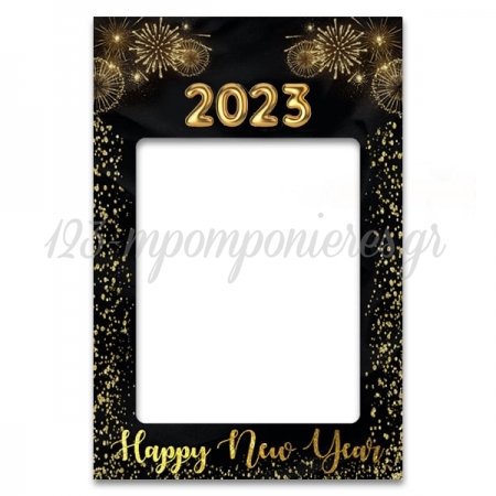 Κάδρο Photobooth Happy New Year 100X70cm - ΚΩΔ:D16001-178-BB