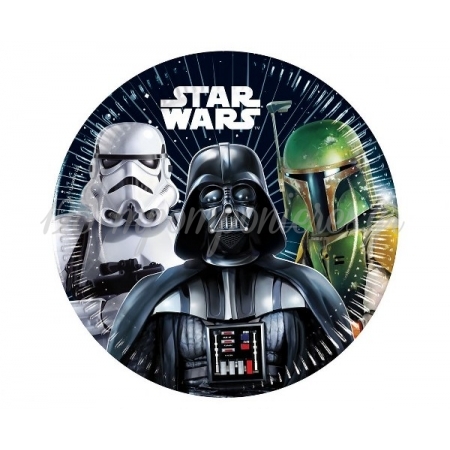 Χάρτινα πιάτα Star Wars Galaxy 23cm - ΚΩΔ:94056-BB