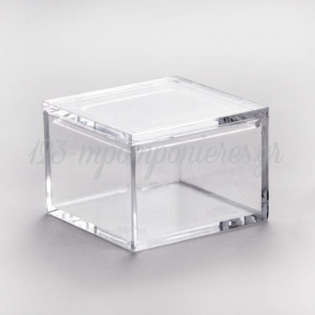 Κουτί Ακρυλικό Τετράγωνο - ΚΩΔ.: R011-Pr