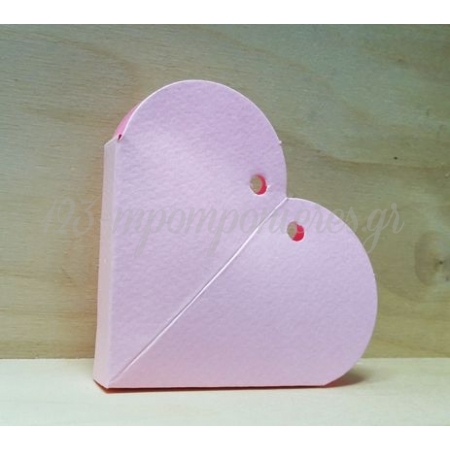 Κουτι Καρδια Μικρη Ροζ 10Χ8Cm Για Μπομπονιερες ΚΩΔ:24-15-123